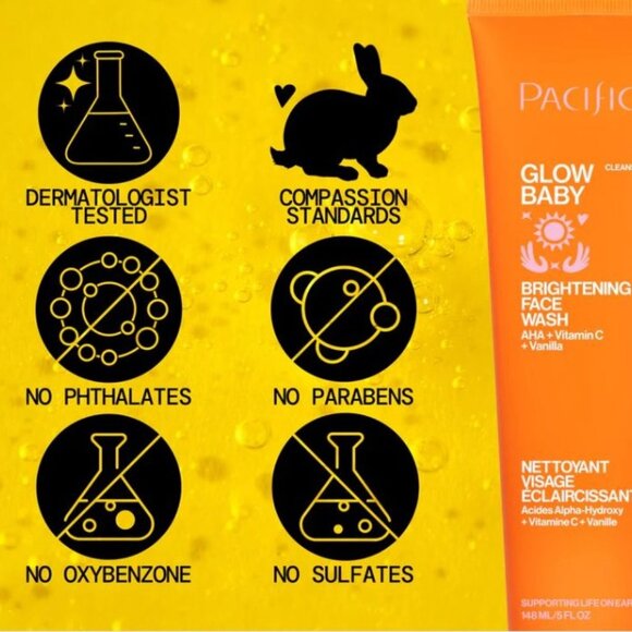 Glow Baby Brightening Face Wash 1.4 Oz - Picture 3 of 3